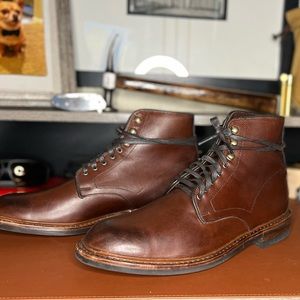 Allen Edmonds Higgins Mill Weatherproof Boot with Dainite Rubber Sole 9.5D